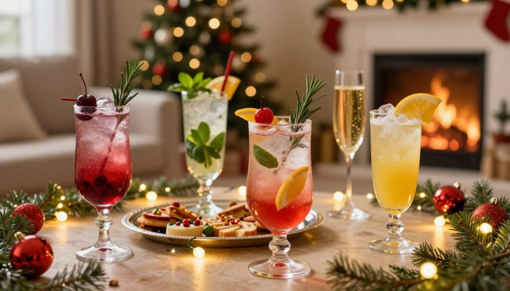 Christmas party cocktails